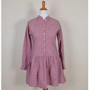 August Morgan by Kate Hersch Gingham Plaid Dress